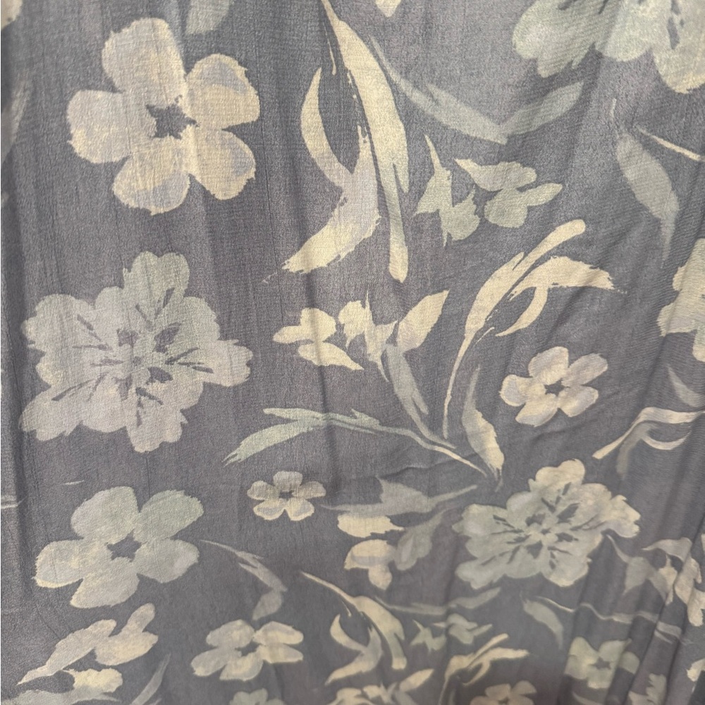 NWT O’Neill Blue Floral Maxi Dress | Spaghetti Strap Summer Dress | M - Picture 4 of 6